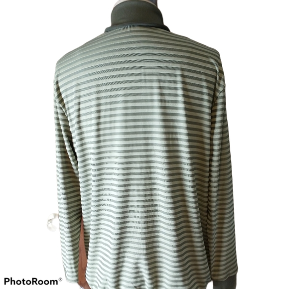 Nike Dri-Fit Golf UV Ace 1/2 Zip Top Green LG - Picture 10 of 13